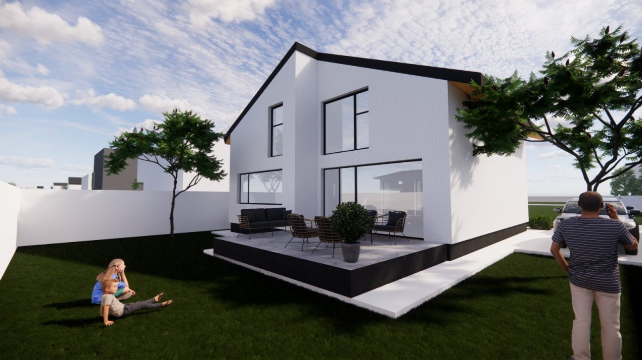 Balotesti, Ion lahovari, casa individuala, finisaje la alegere