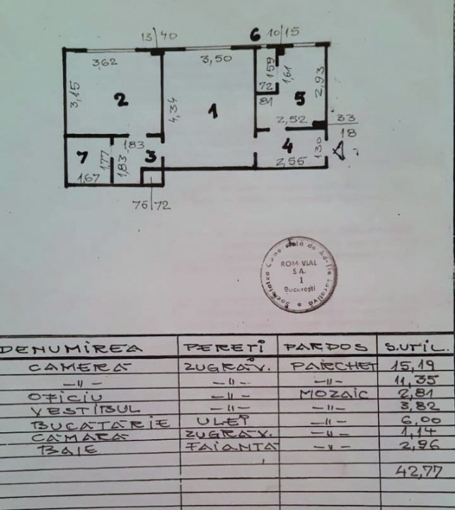 Apartament  2 camere mobilat/utilat, Calea Griviței - Piața Chibrit!