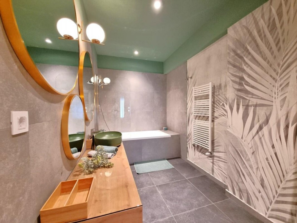 Apartament superb - 3 camere-mobilat si utilat de inchiriat- bloc nou