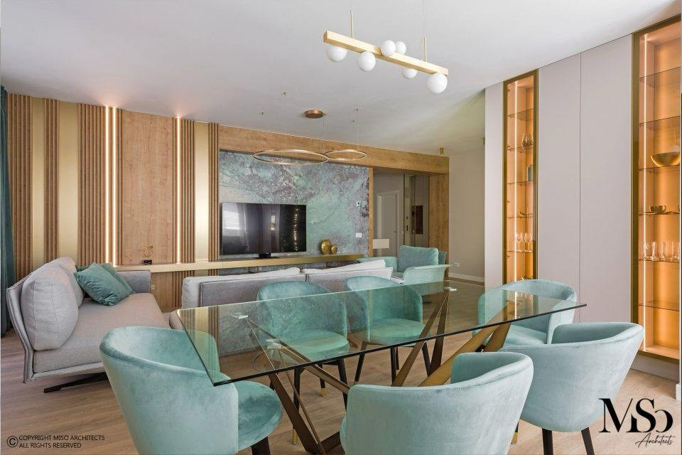 Apartament superb - 3 camere-mobilat si utilat de inchiriat- bloc nou