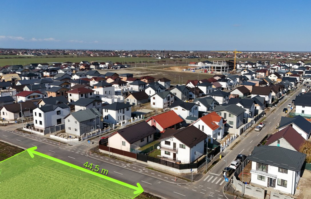 Teren intravilan 13124 mp cu front 44.5 m | Buftea - Cartierul Tineretului