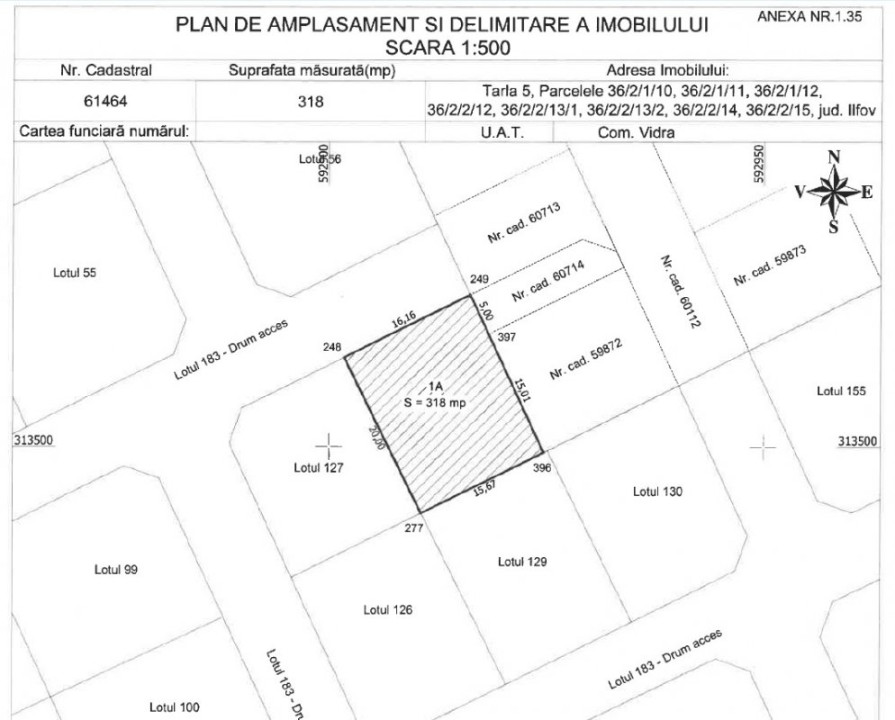 BERCENI-VIDRA, LOT-355 MP!