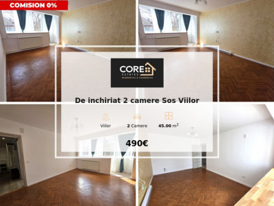 De inchiriat 2 camere Sos Viilor - 7min de metrou Eroii Revolutiei