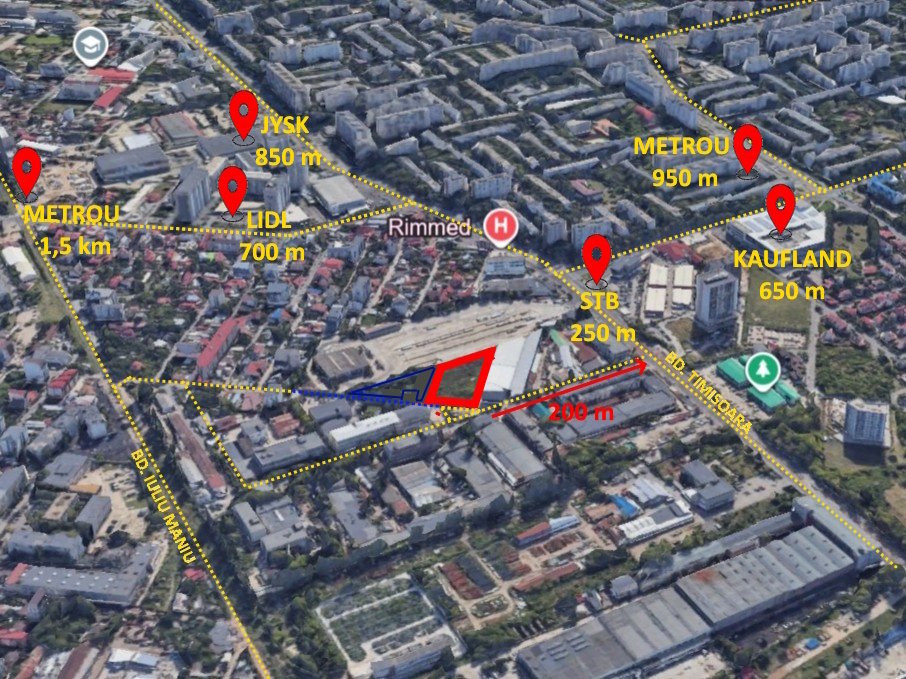 Bd. Timisoara, CUT = 3, P+14 - 12 minute Metrou Valea Ialomitei