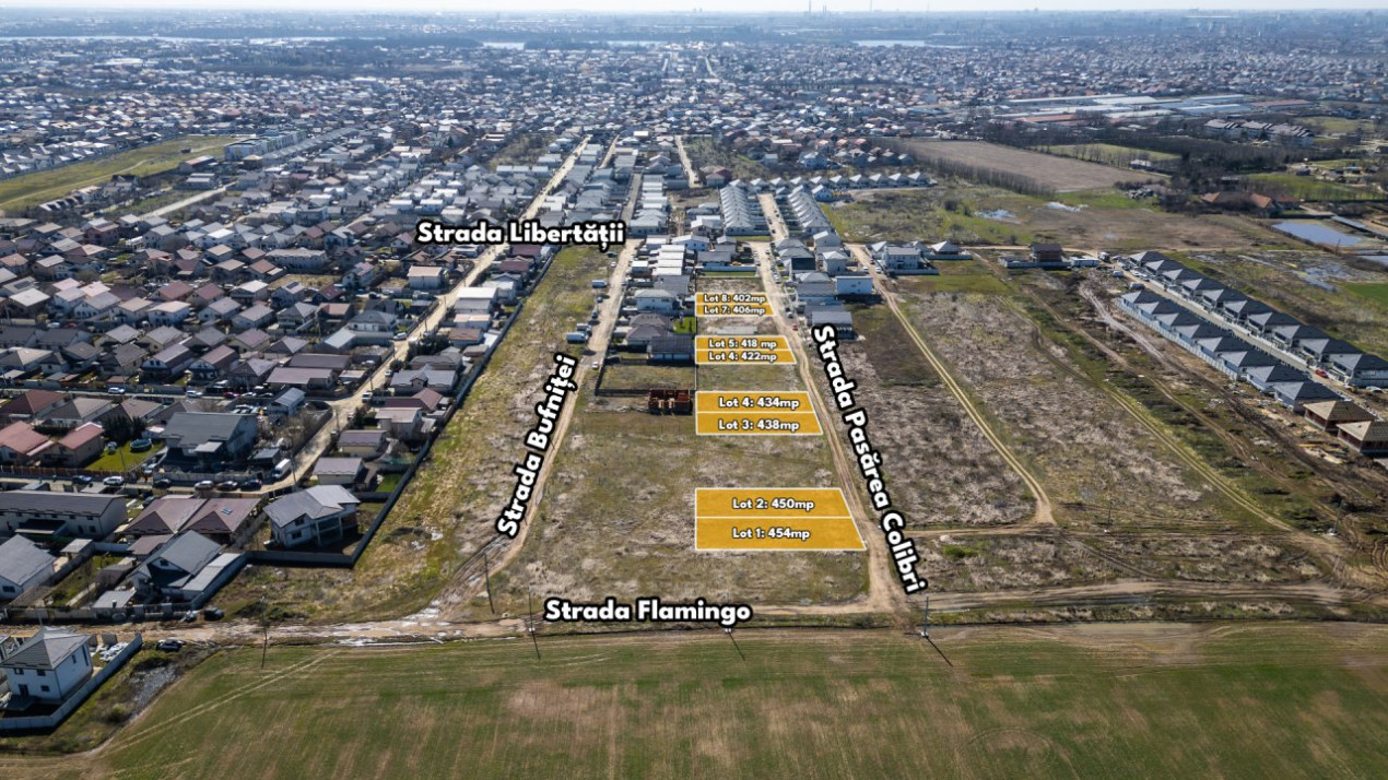 PANTELIMON - TINERETULUI, TEREN 406 MP, FRONT 14 M!