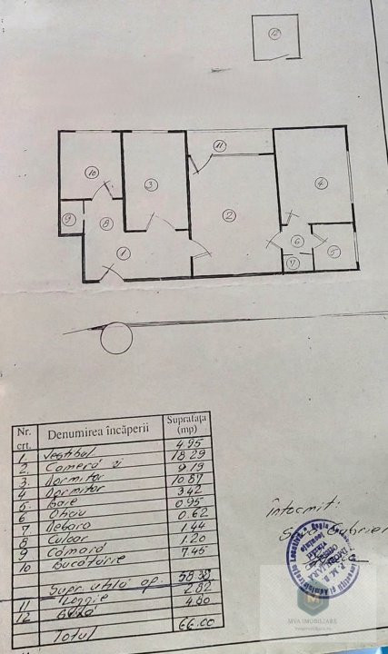 Metrou Lujerului - ap. 3 camere - necesita renovare completa