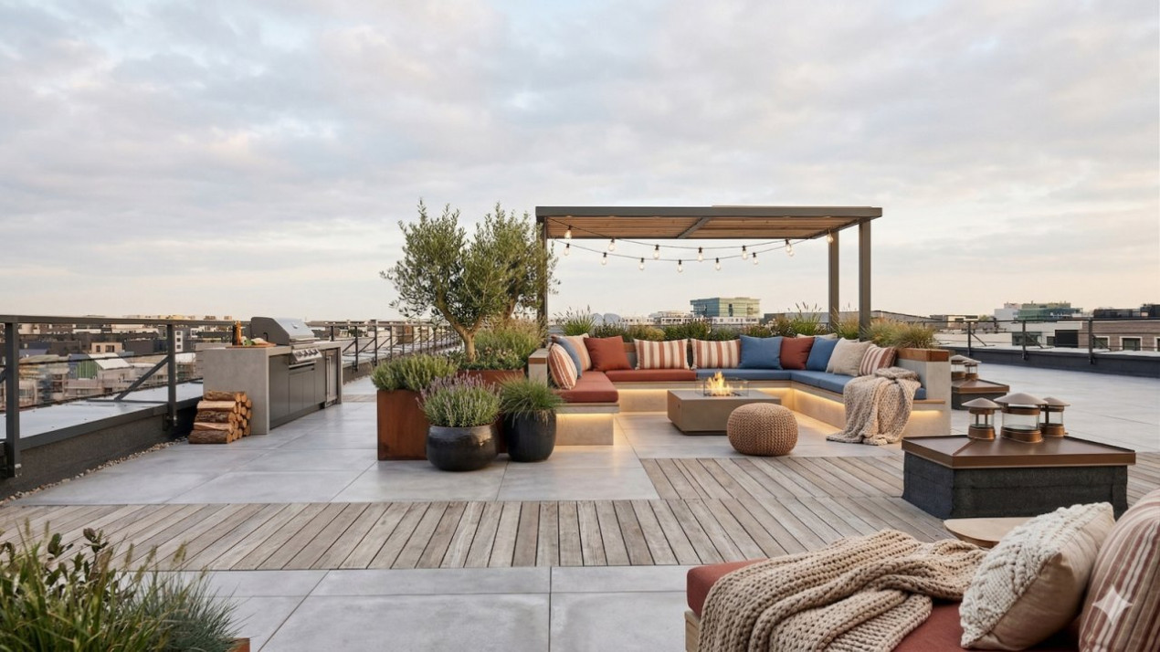 New York Style Design • Pipera 1 • Penthouse • Hobby Room + Rooftop 300Sqm