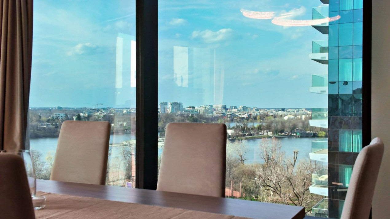 One Mircea Eliade - Floreasca | 4 Rooms + Terrace Open View | Lemon Design