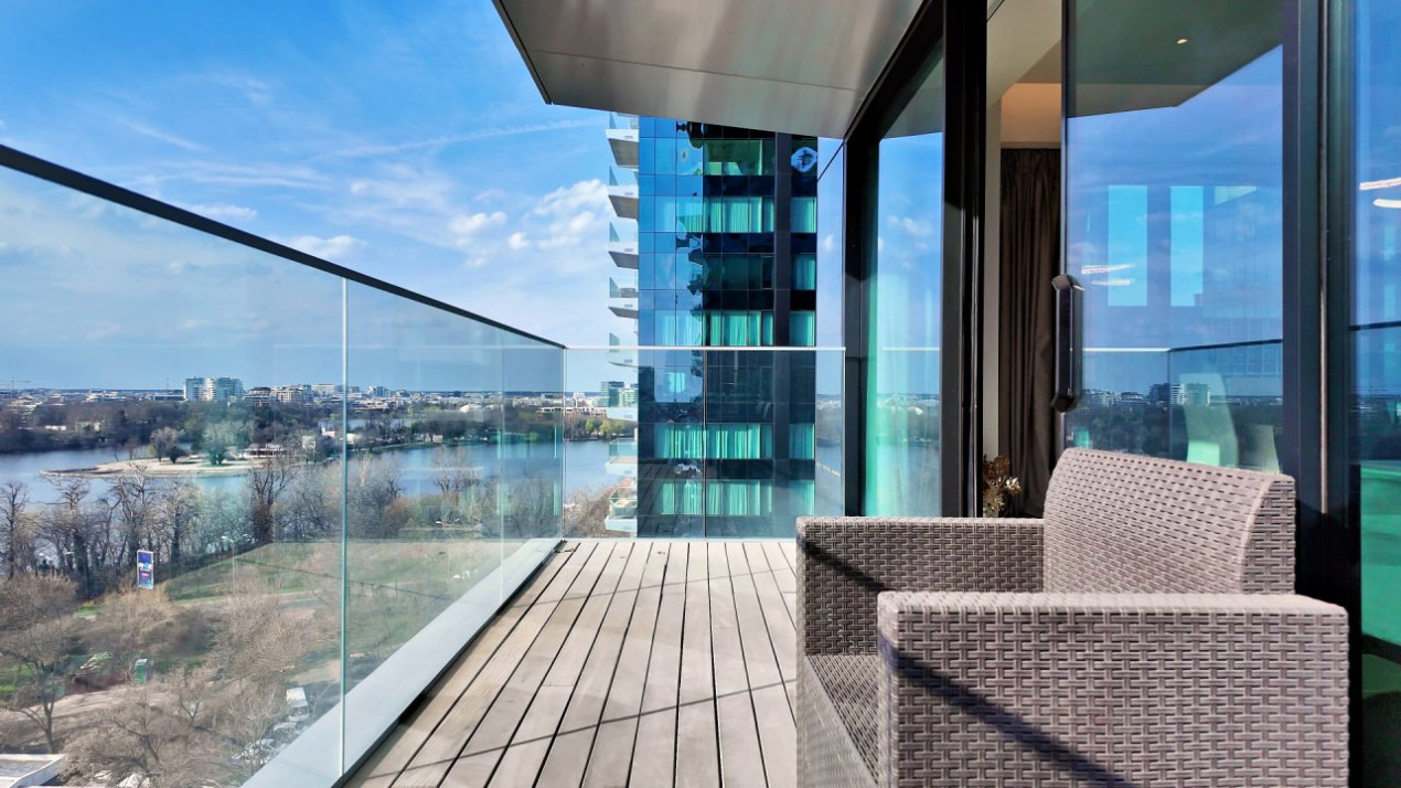 One Mircea Eliade - Floreasca | 4 Rooms + Terrace Open View | Lemon Design