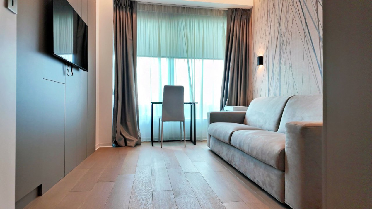 One Mircea Eliade - Floreasca | 4 Rooms + Terrace Open View | Lemon Design