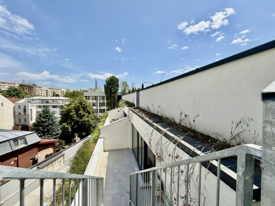 Unirii, apartament cu terasa proprie 40mp, priveliste panoramica 360grade