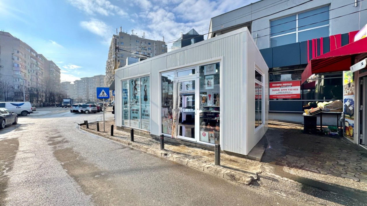 Spatiu comercial stradal | Piata Vitan | 14.4 mp | Vad pietonal | 2 vitrine