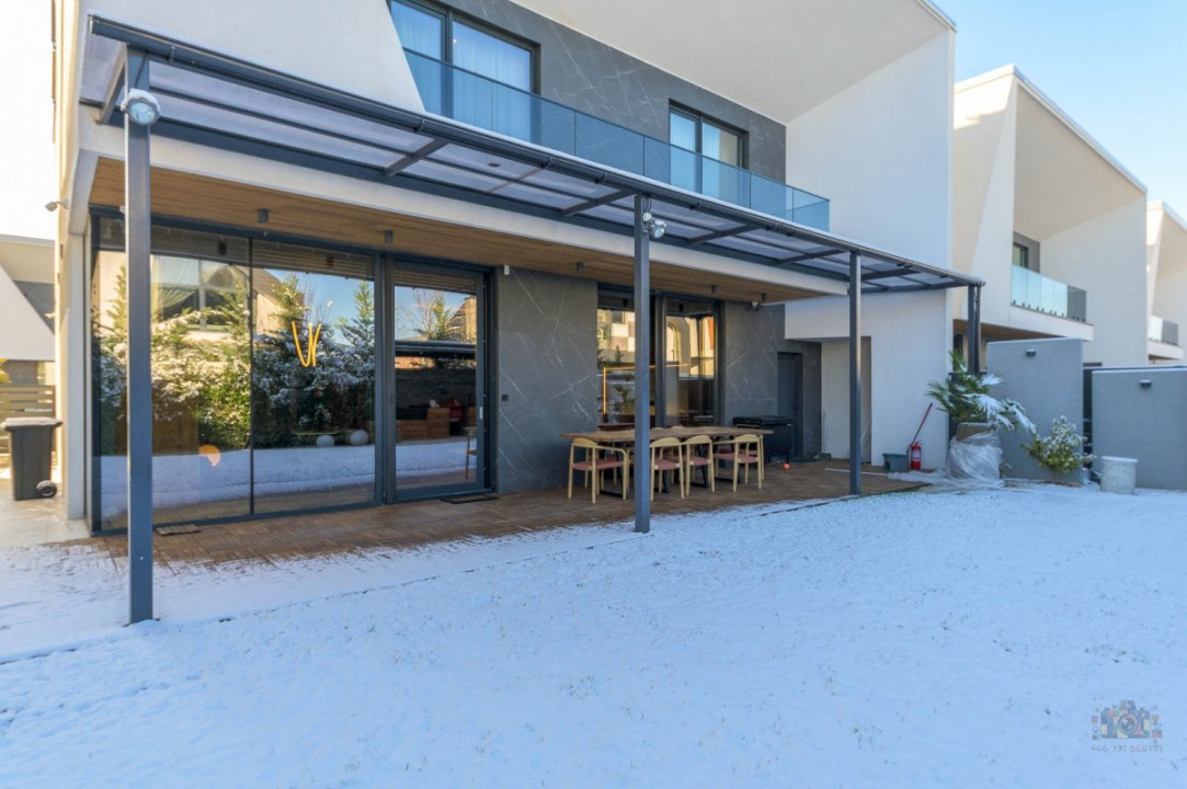 Vila de inchiriat- 6 camere- piscina - pompe de caldura