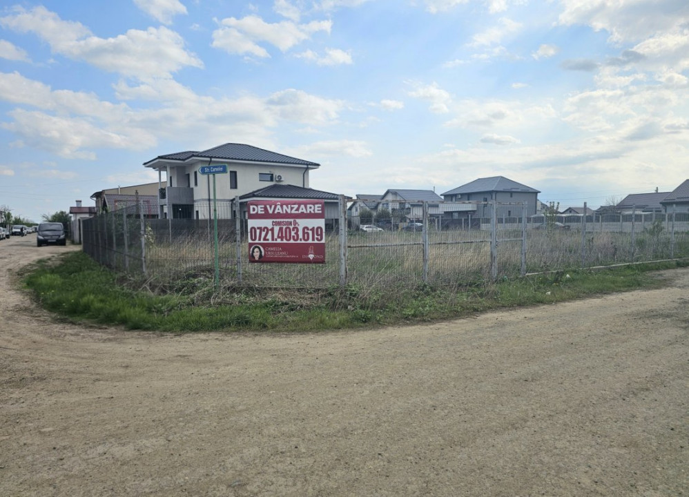 Teren intravilan | Dubla deschidere | Berceni Vidra 