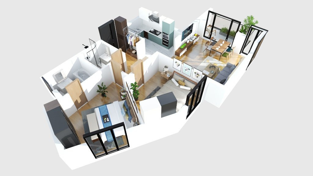 Mosilor Boutique II, apartament cu 3 camere si terasa