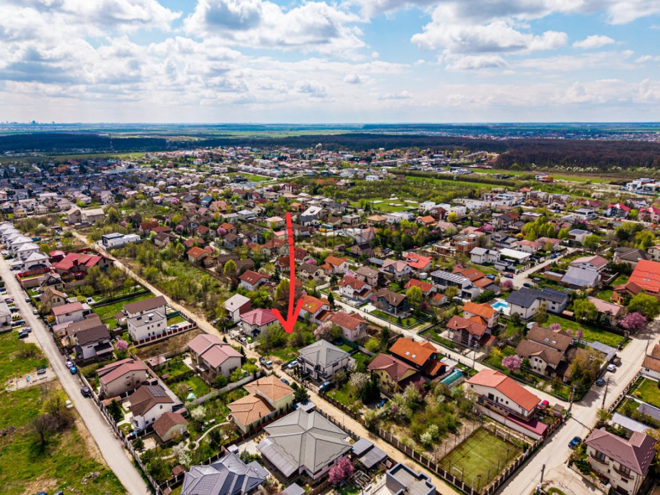 TEREN CONSTRUIBIL | CORBEANCA – LAGUNA ALBASTRA | 610 MP | DESCHIDERE 20 M