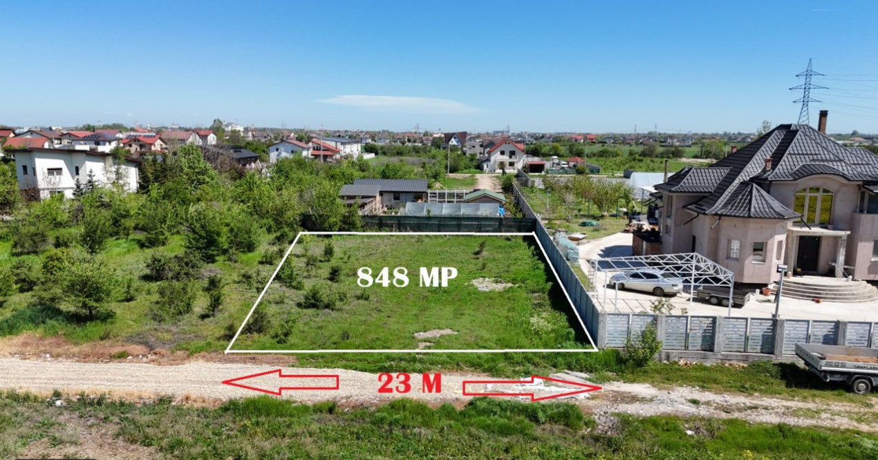 MAGURELE-VARTEJU, LOT 848 MP!