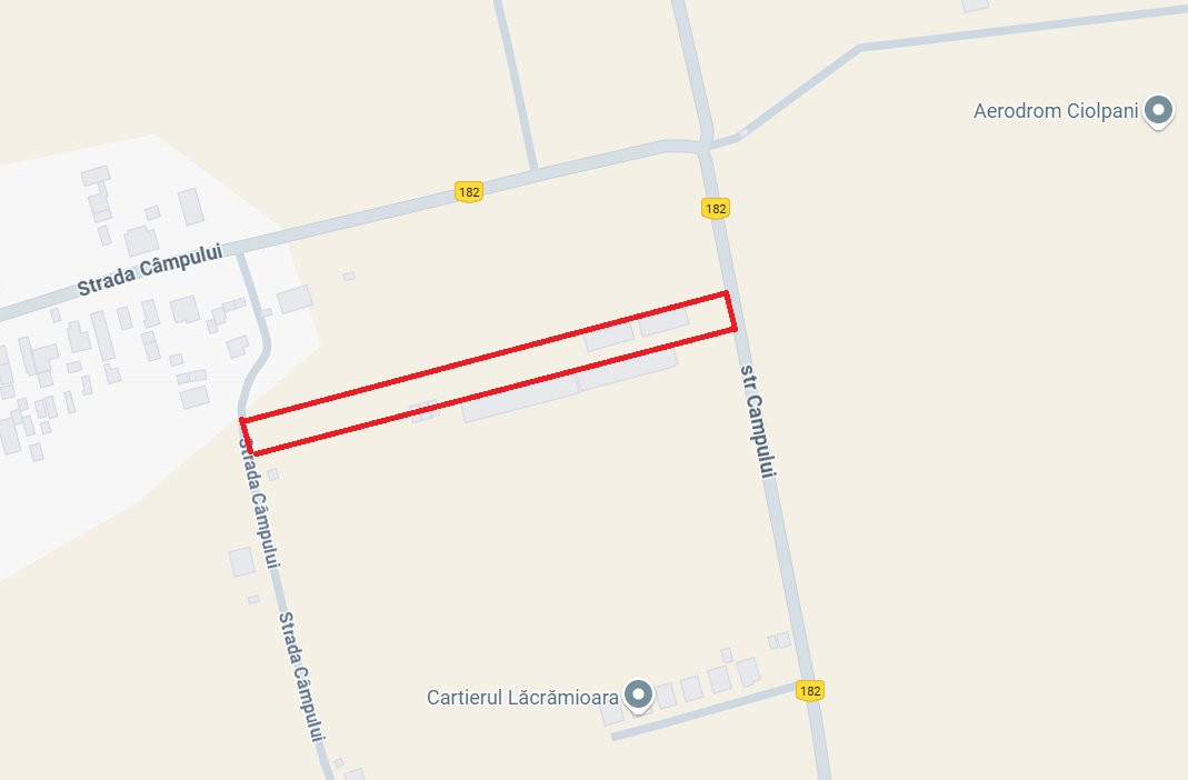 CIOLPANI, LOT 5.000 MP, HALE INDUSTRIALE!