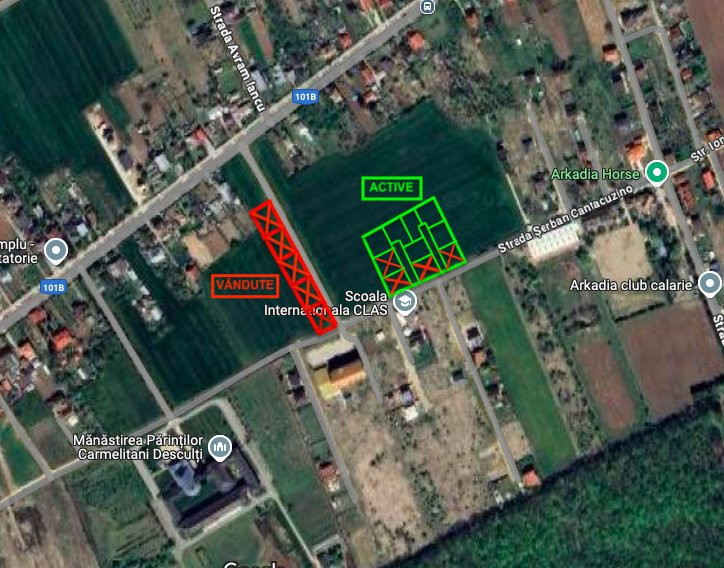 Snagov- Ciofliceni, loturi de casă între 505-628mp, Șerban Cantacuzino!