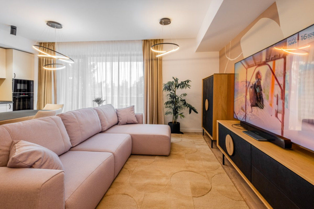 Impecabil! 4 cam mobilate modern & lux, 123mp, prima inchiriere!