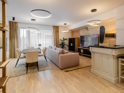 Impecabil! 4 cam mobilate modern & lux, 123mp, prima inchiriere!