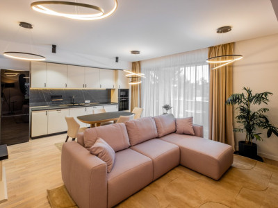 Impecabil! 4 cam mobilate modern & lux, 123mp, prima inchiriere!