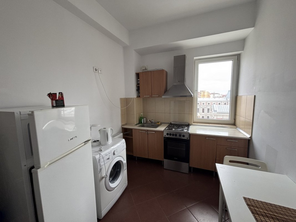 2 camere ultracentral cu vedere deschisă – Universitate - inchiriat 500 euro