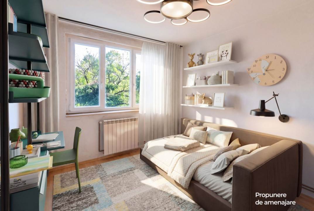 Aproape de parc! 3 camere decomandate, dupa gustul tau!