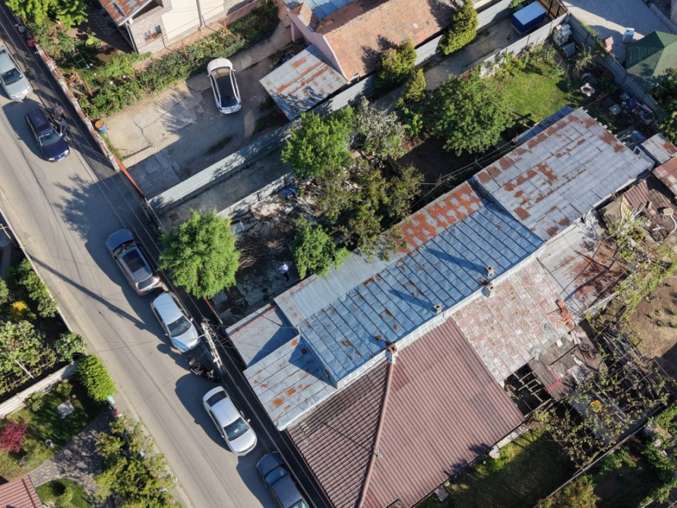 Popești Leordeni, casă demolabila/renovabila 3cam, singur curte 203mp