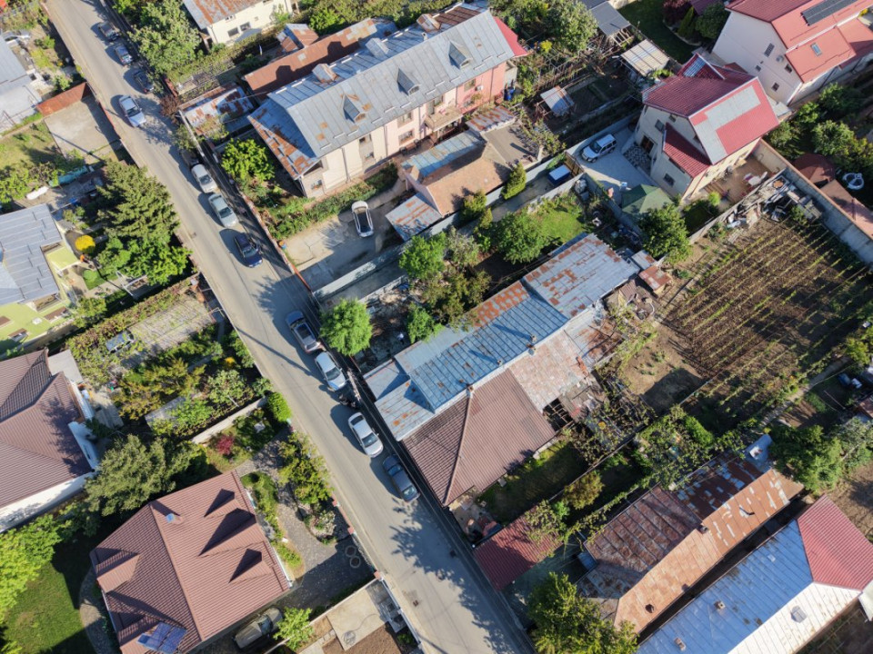Popești Leordeni, casă demolabila/renovabila 3cam, singur curte 203mp