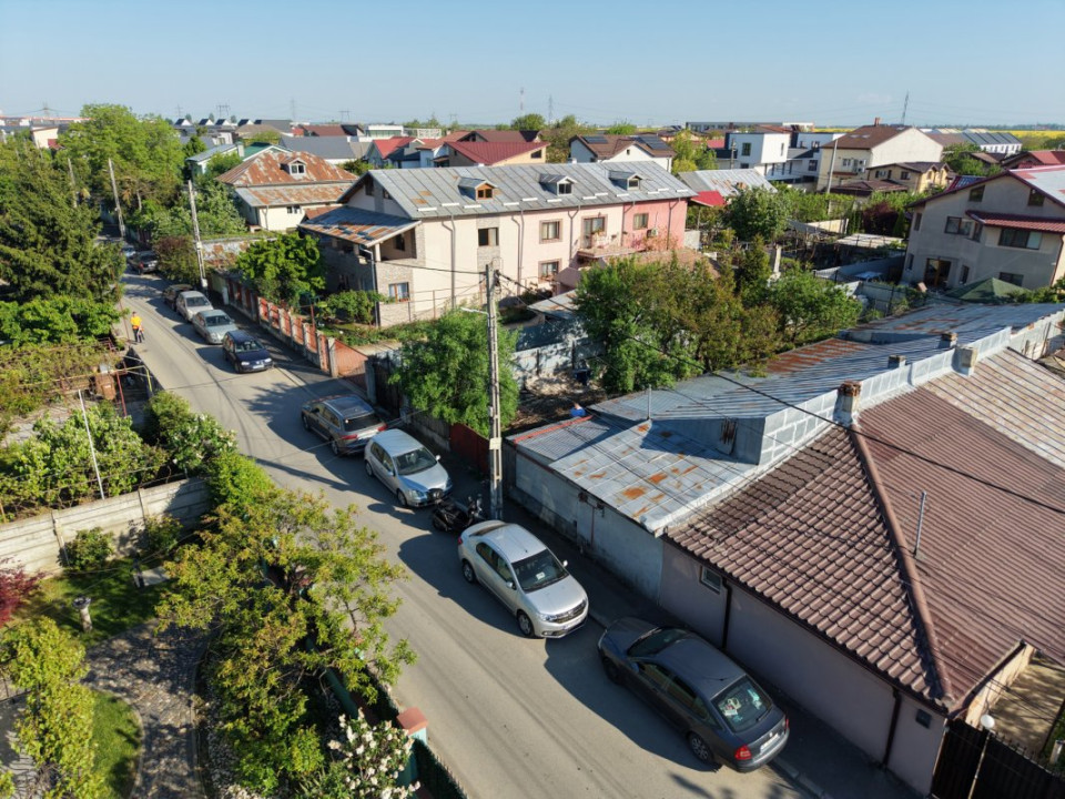 Popești Leordeni, casă demolabila/renovabila 3cam, singur curte 203mp
