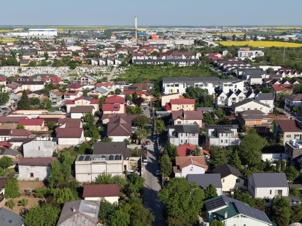 Popești Leordeni, casă demolabila/renovabila 3cam, singur curte 203mp