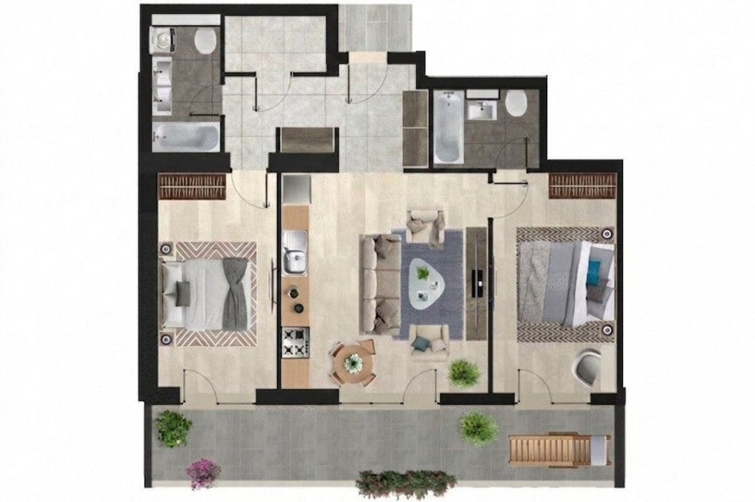 APARTAMENT 3 CAMERE IN COMPLEX CU PREMIU DE ARHITECTURA, PARC PRIVAT, LAC 