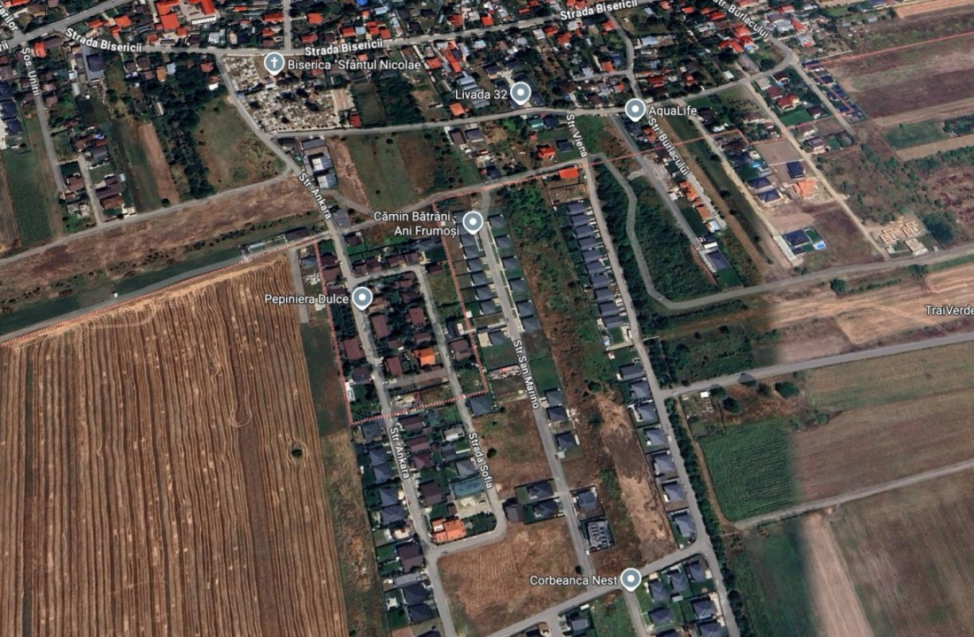Corbeanca-Tamasi Oportunitate excelenta pentru dezvoltare rezidentiala