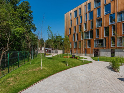 Vedere la pădure, apartament 3 camere, în LOFT Mogoșoaia, Loc parcare inclus