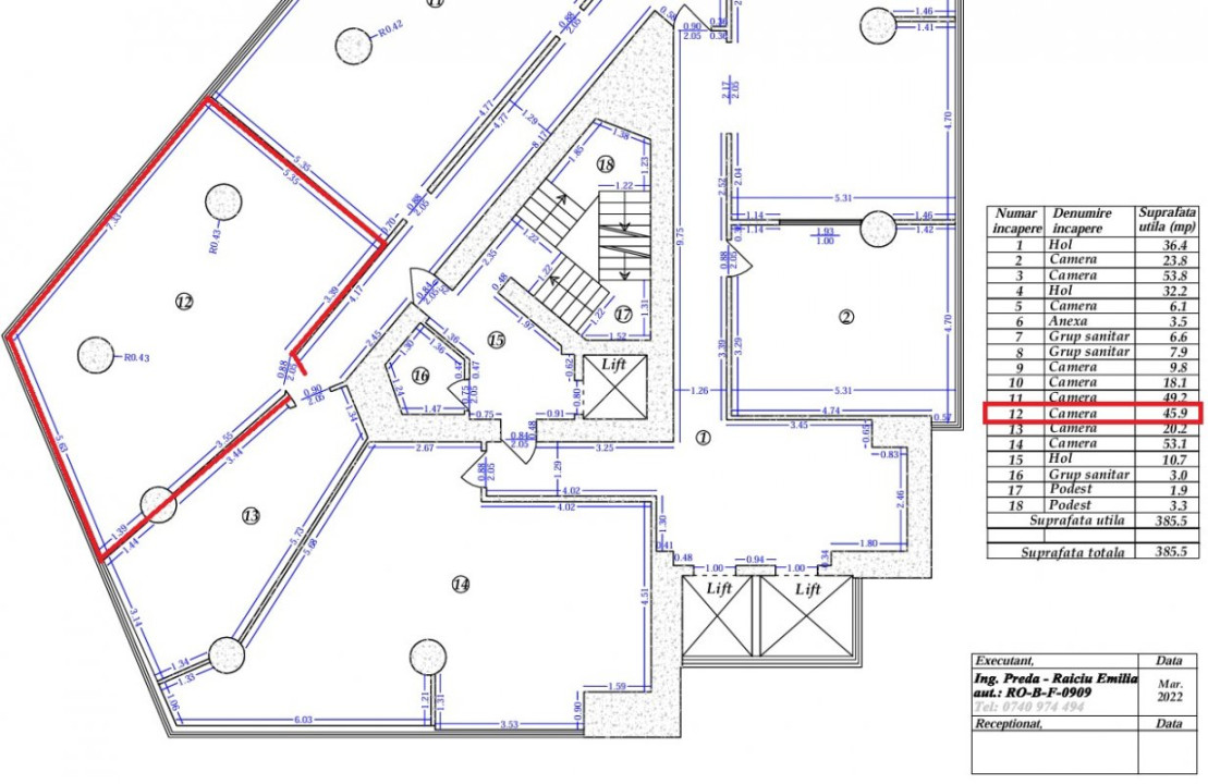 Office space | Vitan Center | Utilities included | 46sqm