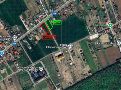 Teren 1.570mp la strada principală, dublă deschidere, Ciofliceni - Snagov!