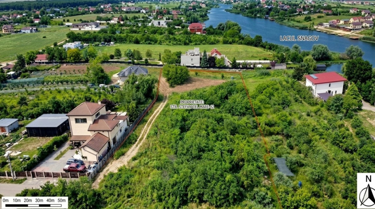 Oportunitate Premium | Teren rezidențial cu deschidere la lac în Snagov