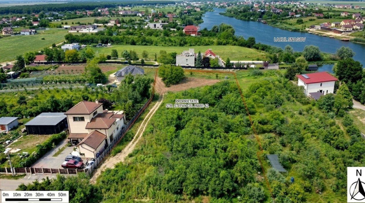 Oportunitate Premium | Teren rezidențial cu deschidere la lac în Snagov