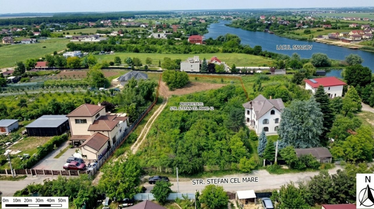 Oportunitate Premium | Teren rezidențial cu deschidere la lac în Snagov