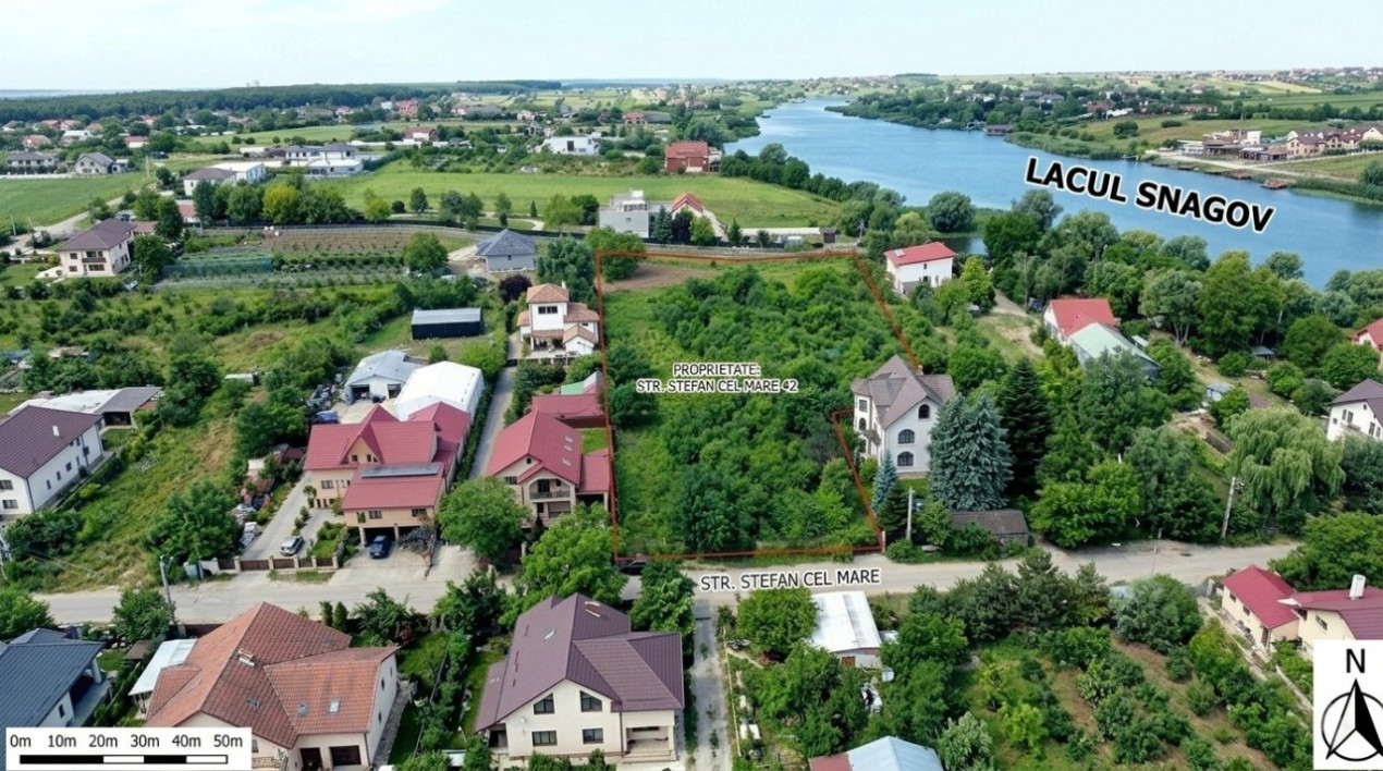 Oportunitate Premium | Teren rezidențial cu deschidere la lac în Snagov