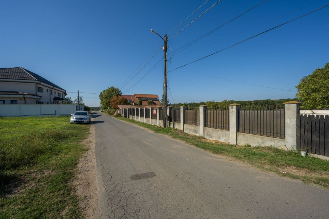 BRANESTI, TEREN CONSTRUCTII 1400 MP, DESCHIDERE 32 MP!
