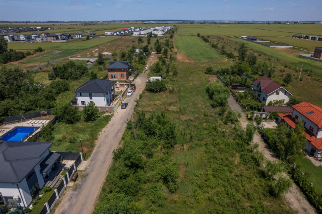 DOMNESTI - FORTULUI, TEREN CONSTRUCTII 407 MP, FRONT 26 M !