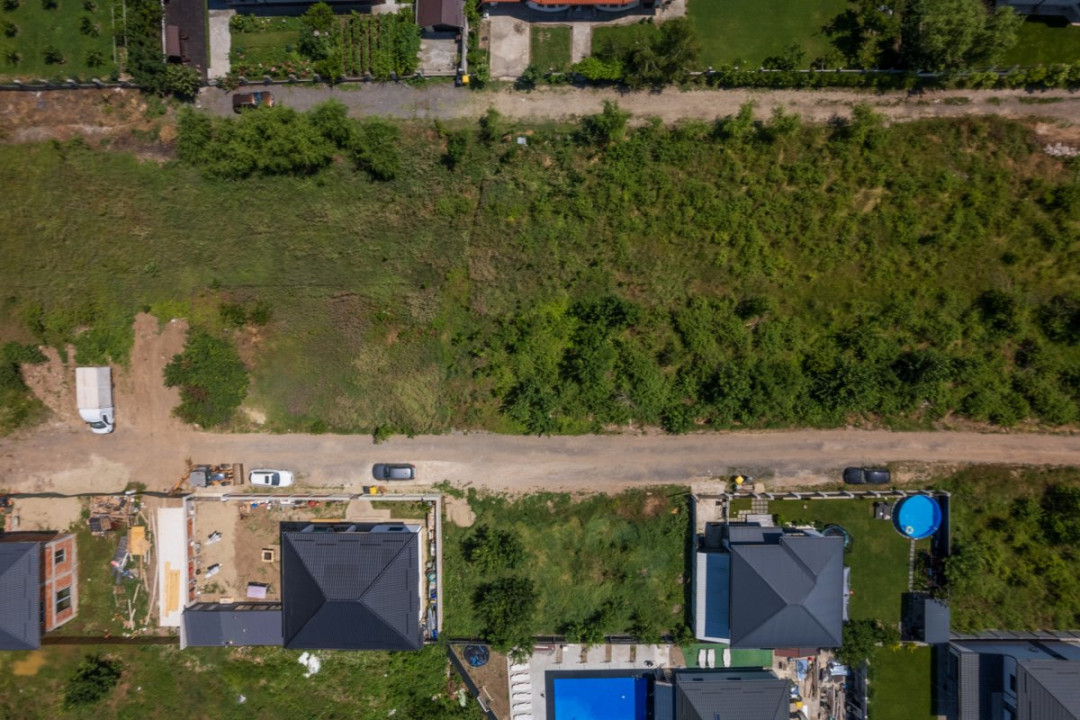 DOMNESTI - FORTULUI, TEREN CONSTRUCTII 407 MP, FRONT 26 M !