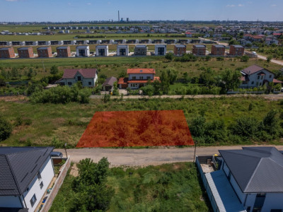 DOMNESTI - FORTULUI, TEREN CONSTRUCTII 407 MP, FRONT 26 M !