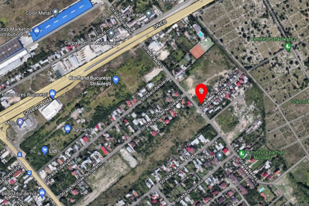 Teren Strategic 2.500 mp, Bucureștii Noi - Străulești, 200m Centura 