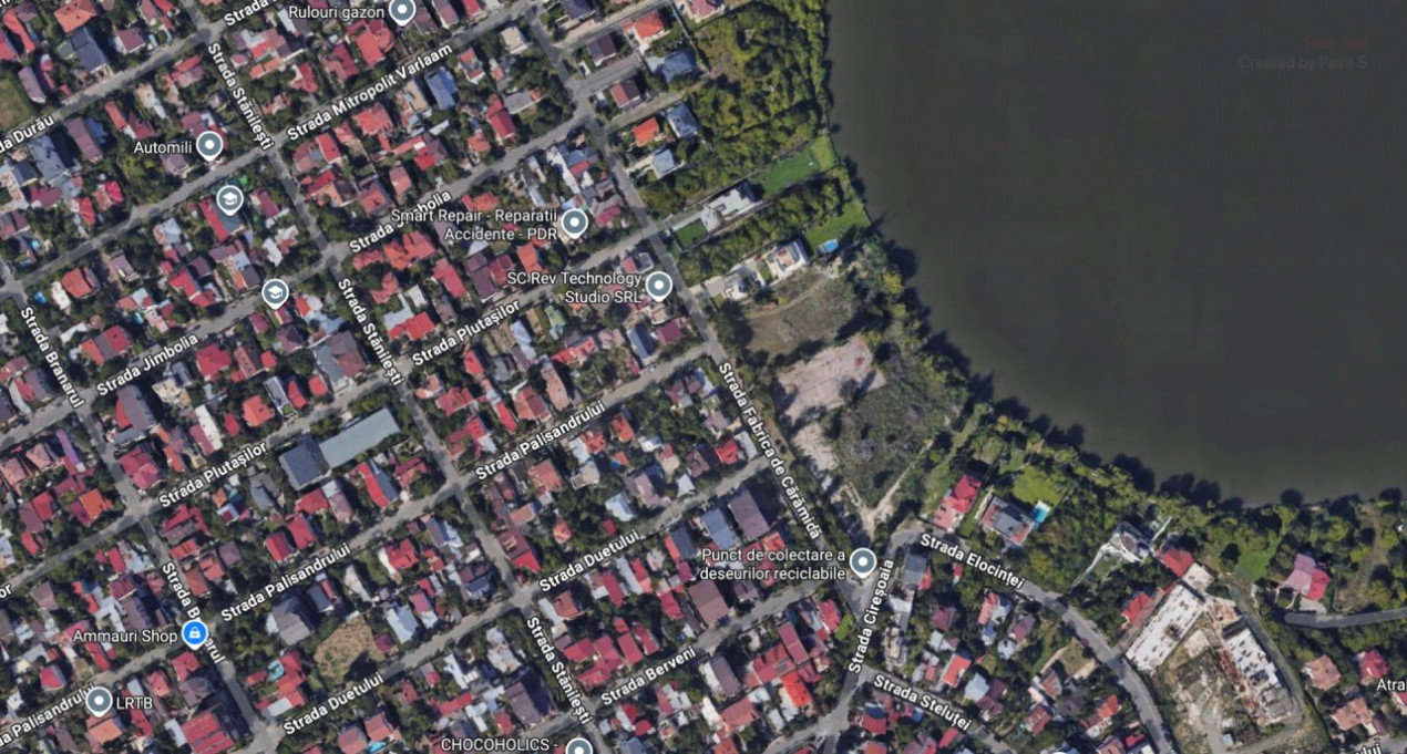Casa cu gradina pe o strada linistita