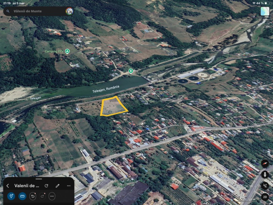 Teren intravilan Vălenii de Munte – 3.000 mp Ideal investiție sau locuinta