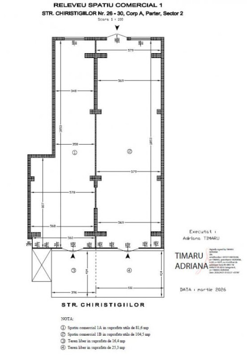 Obor - Avrig Park | Spațiu Comercial 89 mp + Terasa 16MP | Vitrina 6ML