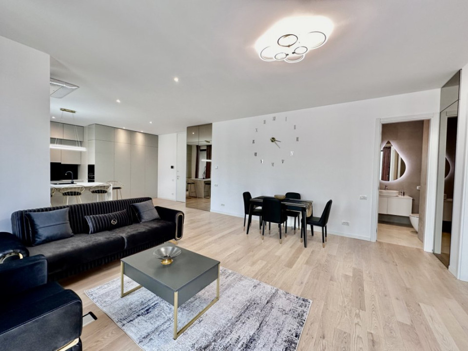 Penthouse de închiriat în WIN Herăstrău | 5 cam | Terasă panoramică | 2 locuri 